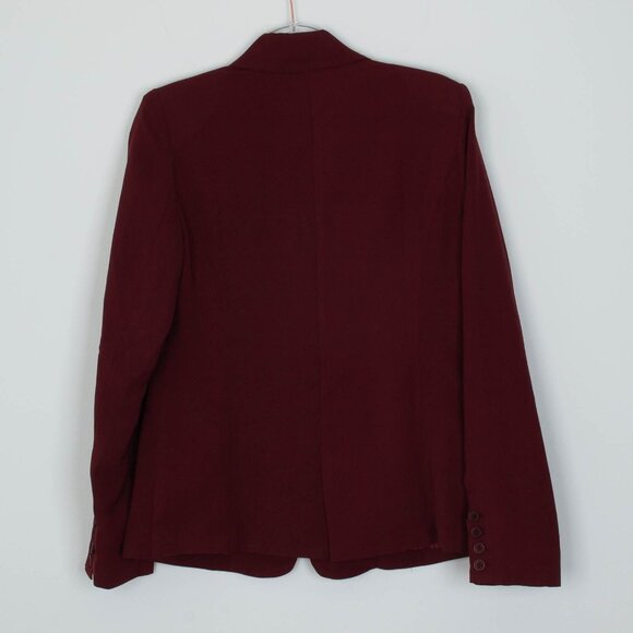 NWT Lulus Womens Suit and Score Single Breasted Blazer Size M Red Preppy Career - Picture 7 of 9